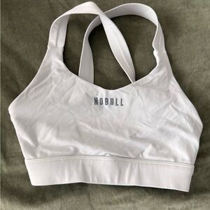 NOBULL Women's Classic White Sports Bra